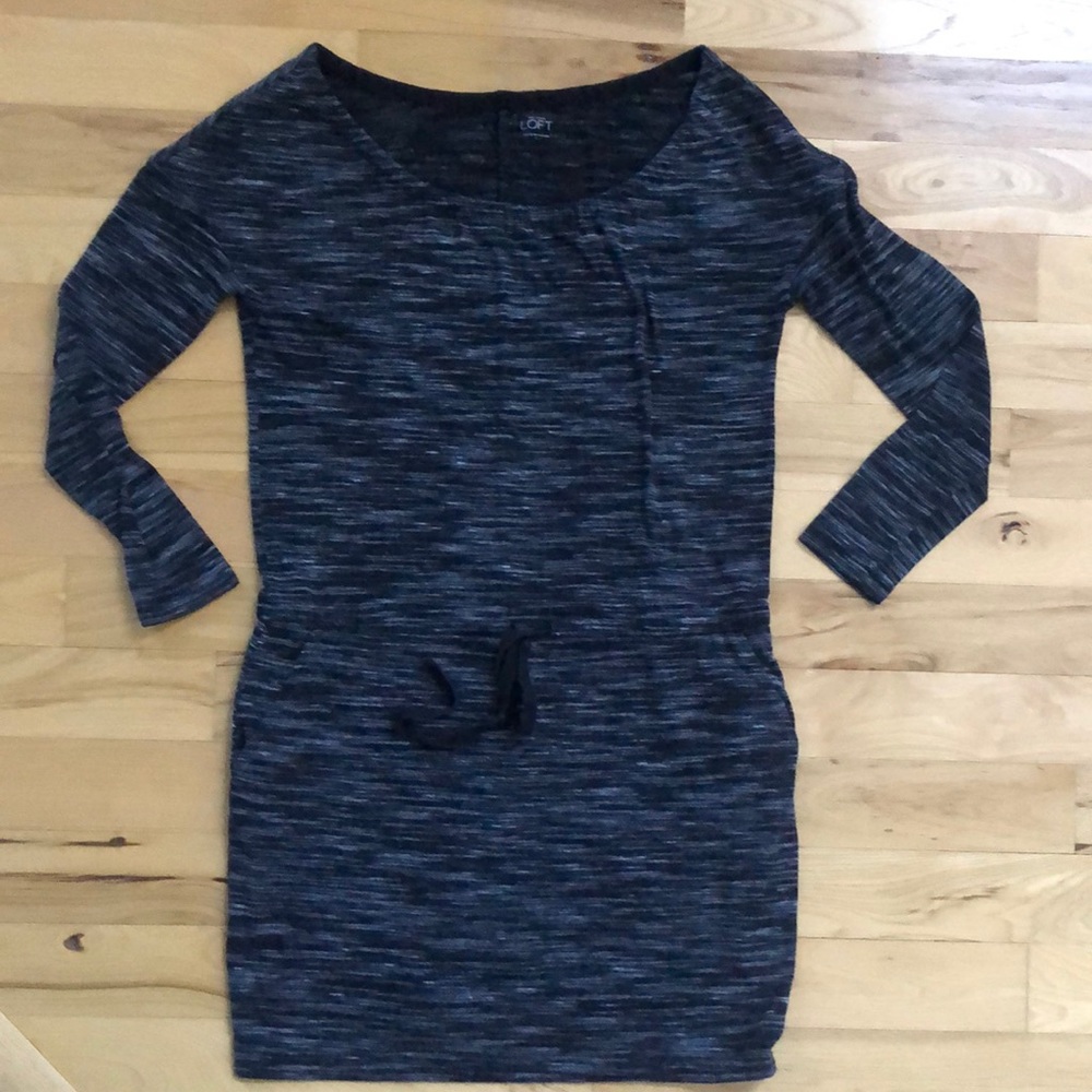 EUC LOFT Wideneck Dress